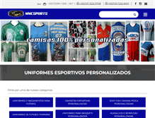 Tablet Screenshot of mmcsports.com.br